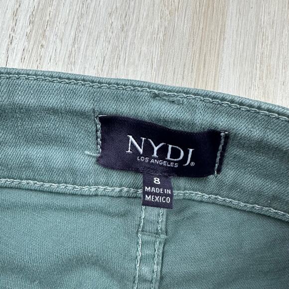 NYDJ Alina Convertible Ankle Mid Rise Straight Stretch Casual Everyday Jeans 8 - Picture 13 of 16